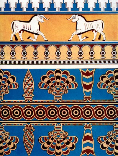 Assyrian Brick and Tile Design by Unbekannt