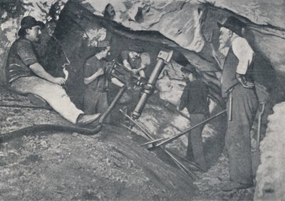 At Work in a Victorian Gold-Mine, 1923 by Unbekannt