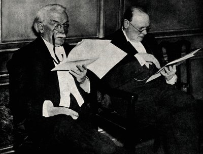 At a Public Dinner at the Connaught Rooms, 20 November 1934 by Unbekannt