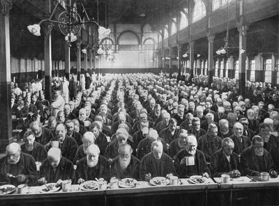At Dinner, St Marylebone Workhouse, London by Unbekannt