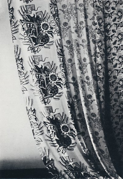 Atelje Miln - A group of block-printed fabrics from Sweden by Unbekannt