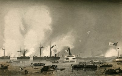 Attack Upon Roanoke Island - Landing of the Troops by Unbekannt