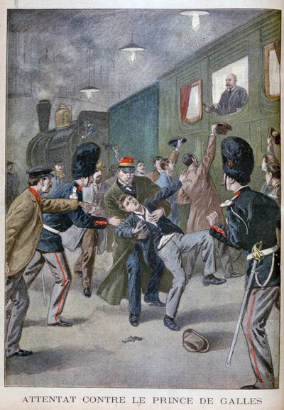 Attempted attack on Edward, Prince of Wales in Brussels by Unbekannt