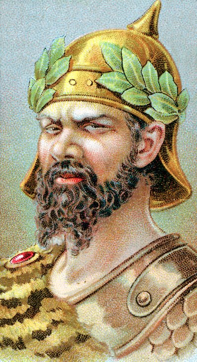 Attila, King of the Huns, 19th century by Unbekannt