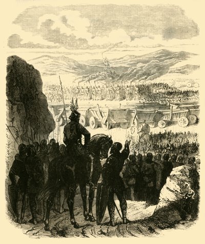 Attila on the Pyre, after His Defeat by Aetius, 453AD, 1890 by Unbekannt