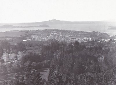 Auckland, from Mount Eden by Unbekannt