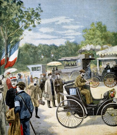 Automobile Reliability Trial Between Paris and Rouen, Sponsored by Le Petit Journal by Unbekannt