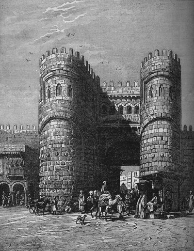 Bab-El-Footoh, One of the Gates of Cairo by Unbekannt