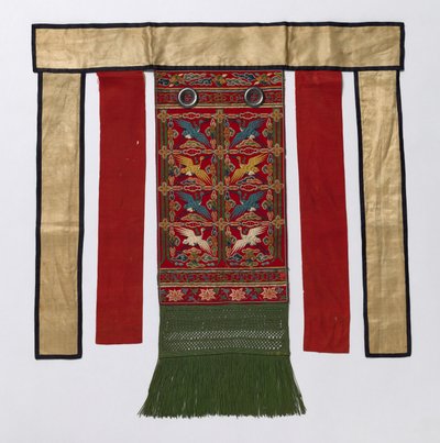 Back Apron for the Royal Ceremonial Robe by Unbekannt