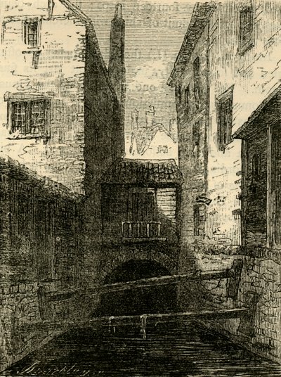 Back of the Red Lion, from the Fleet by Unbekannt