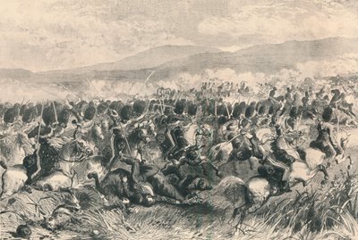 Balaclava, 25th October 1854. The Charge of the Scots Greys, 1884 by Unbekannt