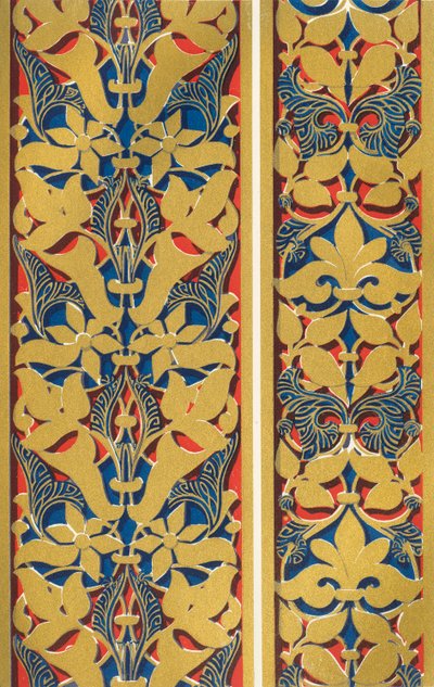 Bands, Side of Arches, Court of the Lions, 1907 by Unbekannt