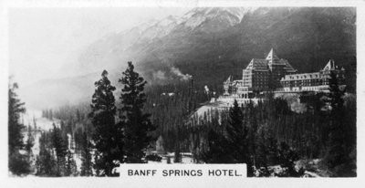 Banff Springs Hotel, Alberta, Canada by Unbekannt