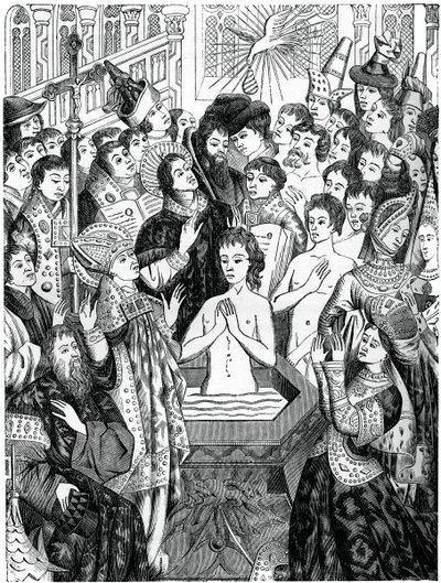 Baptism of King Clovis, Rheims by Unbekannt