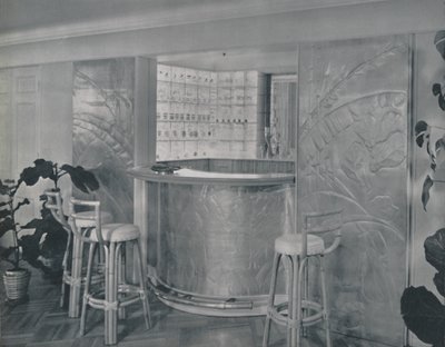 Bar in the Home of Mr. and Mrs. Miles Gray by Unbekannt