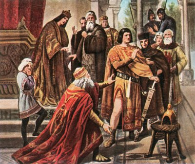 Barbarossa Pleads for Help from Henry the Lion by Unbekannt