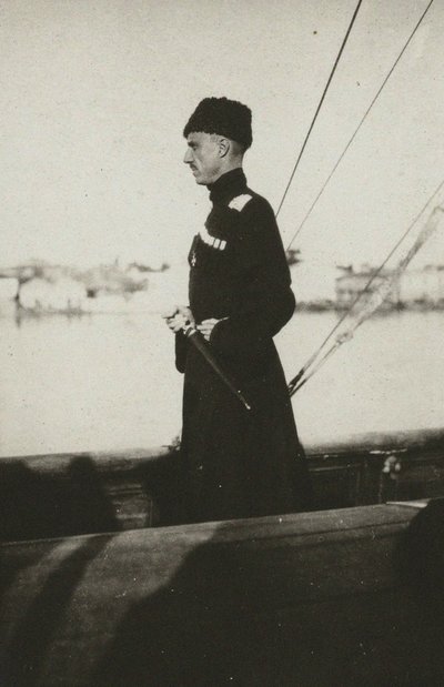 Baron Pyotr Nikolayevich Wrangel on the Yacht Lucullus. Lemnos by Unbekannt