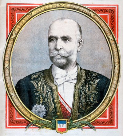 Baron de Courcel, the French ambassador to London, 1894 by Unbekannt