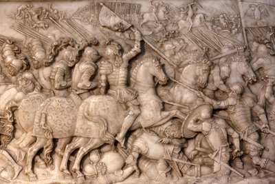 Tomb of Francis I and Claude of France, Depiction of the Battle of Cerisoles by Unbekannt
