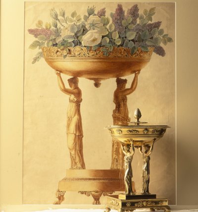 Basket Supported by Two Women by Unbekannt