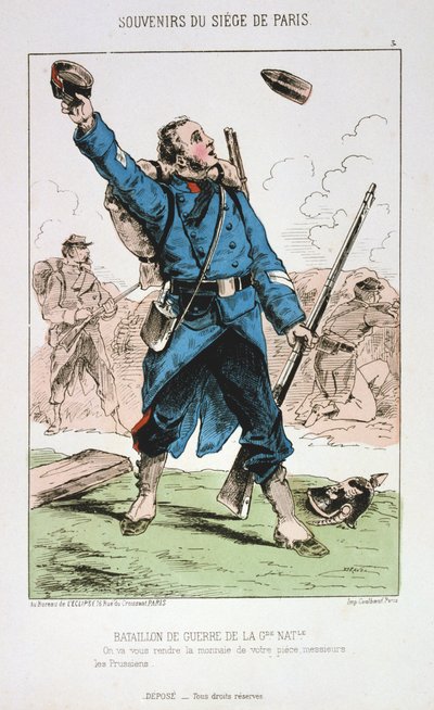 Bataillon de Guerre de la Garde Nationale, Siege of Paris, 1870-1871 by Unbekannt