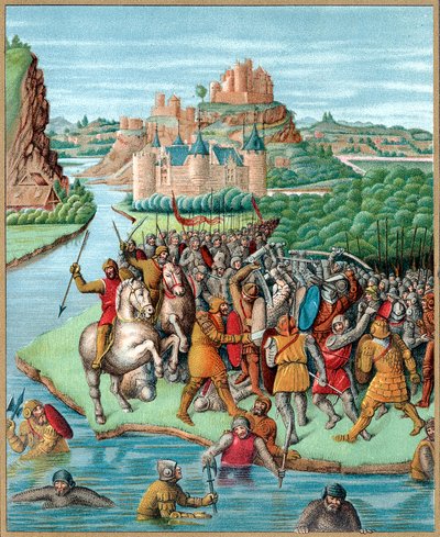 Battle Between Bacchides and Jonathan, Maccabean Revolt, 160 BC, 19th Century by Unbekannt