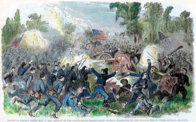 Battle of Bakers Creek, Mississippi, American Civil War, 16 May 1863 by Unbekannt