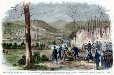 Battle of Philippi, West Virginia, American Civil War, June 3, 1861 by Unbekannt