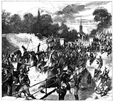 Battle of Sedan, France, Franco-Prussian War, 1 September 1870 c1880 by Unbekannt