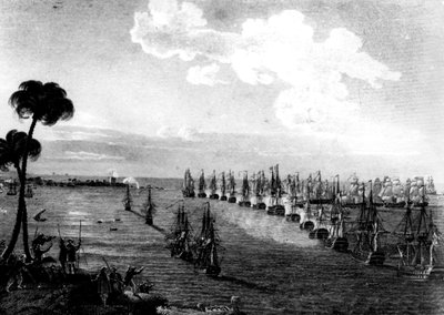 Battle of the Nile by Unbekannt