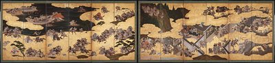 Battle Scenes from the Tale of Heike (Heike Monogatari) by Unbekannt