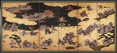 Battle scenes from the Tale of Heike Heike Monogatari by Unbekannt