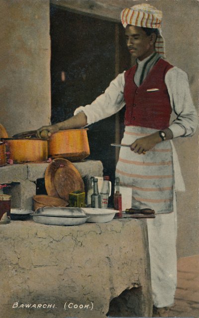 Bawarchi Cook, c1910 by Unbekannt