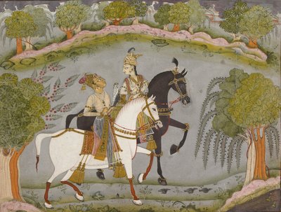 Baz Bahadur and Rupmati, c1720 by Unbekannt