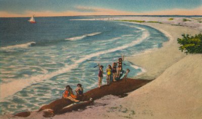 Beach at Sabanilla Resort Development, c1940s by Unbekannt