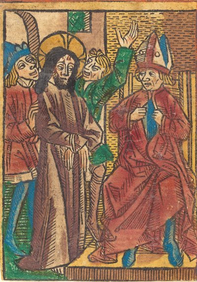 Before Caiaphas by Unbekannt