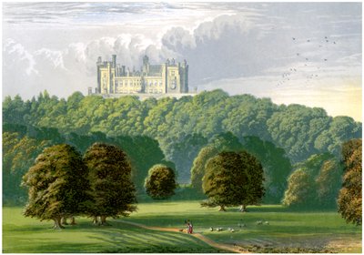 Belvoir Castle, Leicestershire, home of the Duke of Rutland, c1880 by Unbekannt