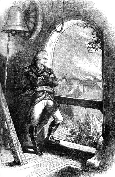 Benedict Arnold Viewing the Destruction of New London, 1781, c. 1880 by Unbekannt