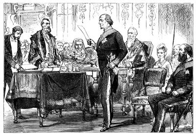 Benjamin Disraeli Receiving the Freedom of the City of London by Unbekannt