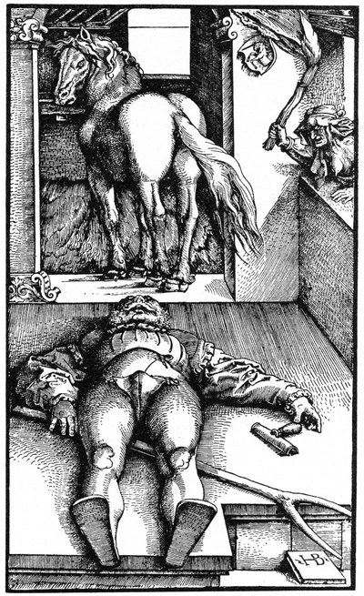 Bewitched Groom, Sleeping Groom and a Sorceress by Unbekannt