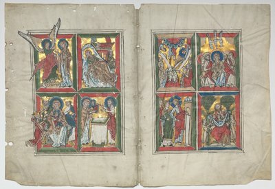 Bifolia with Scenes from the Life of Christ by Unbekannt