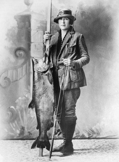 Biggest Salmon Of The Year, United States, c.1927 by Unbekannt
