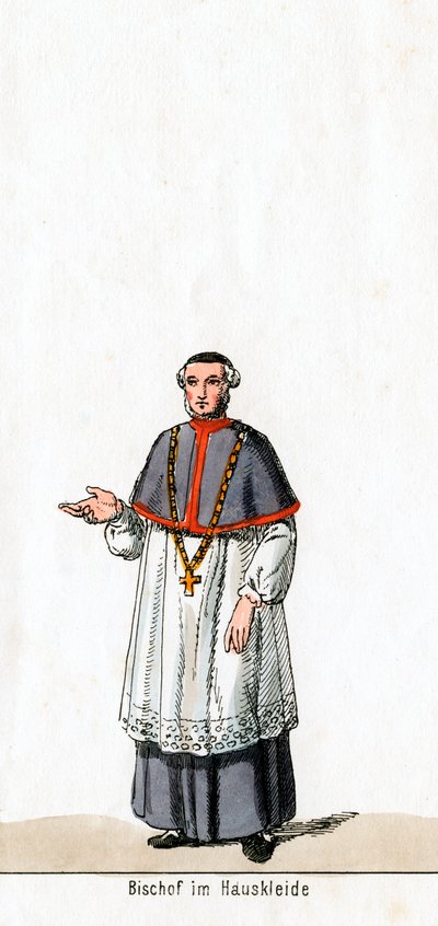Bishop in House Dress, Costume Design for Shakespeare