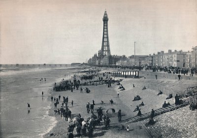 Blackpool - View of the Front, Showing the Tower by Unbekannt