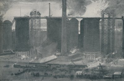 Blast-Furnaces at Bell Bros. Iron Works, Middlesborough by Unbekannt