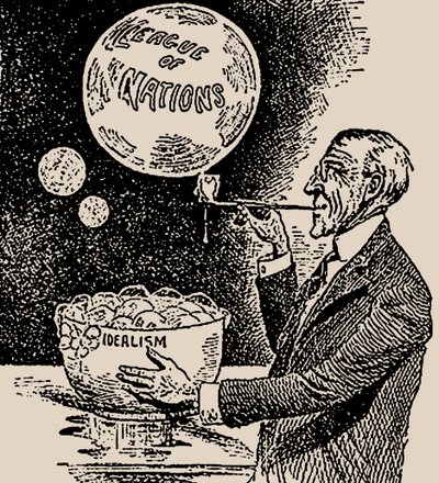 Blowing Bubbles. Woodrow Wilson and the League of Nations by Unbekannt