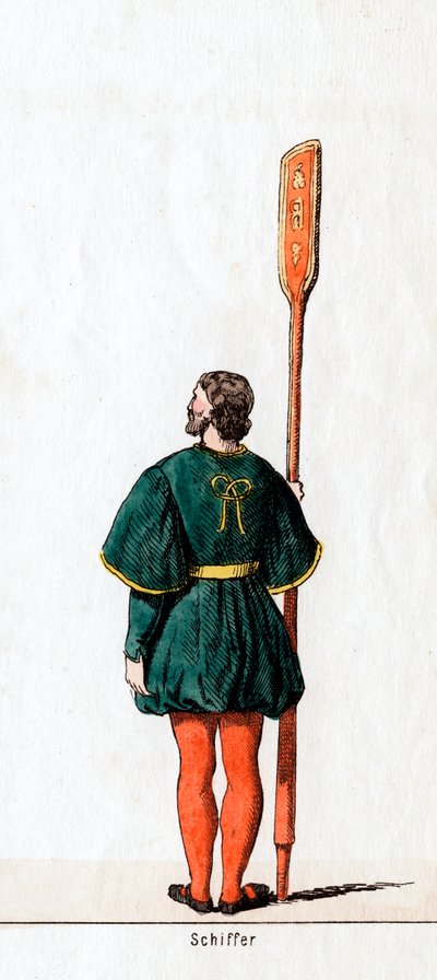 Boatman, costume design for Shakespeare