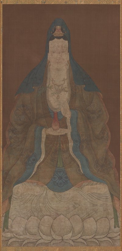 Bodhisattva Avalokiteshvara Guanyin with Vase and Willow Twig by Unbekannt