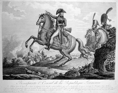 Bonaparte, 1st Consul of the French Republic by Unbekannt