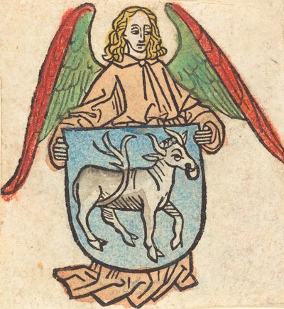 Bookplate of Hilprand Brandenburg of Bibrach by Unbekannt